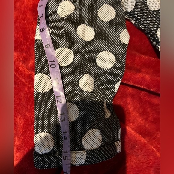 vintage cool Fx large polka dots  top Sz M - Picture 6 of 9